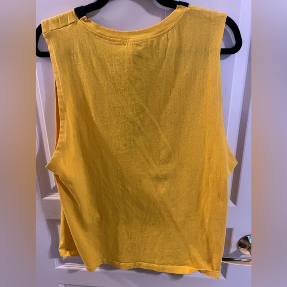 Yellow graphic tank - Forever 21- Size Large - Picture 2 of 2